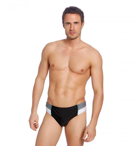 322300 RODEO-Badehose-schwarz-weiss xxl