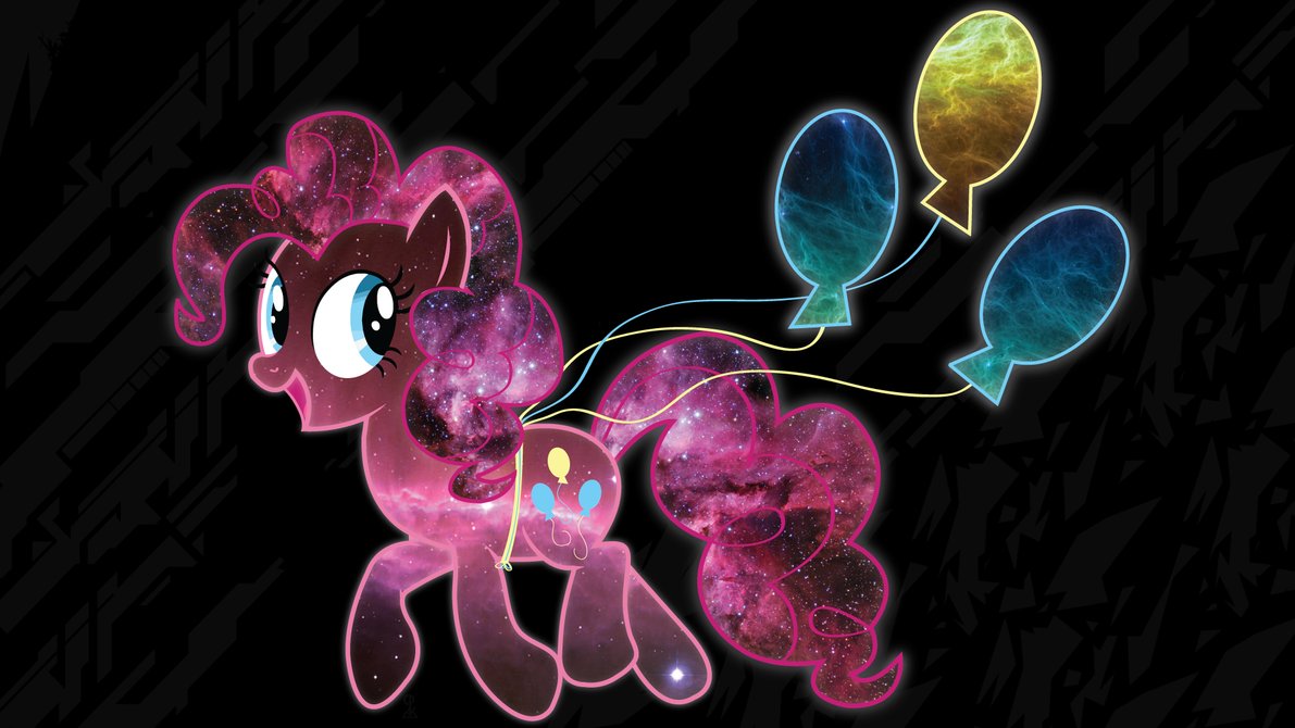 intergalactic pinkie pie wallpaper by ch