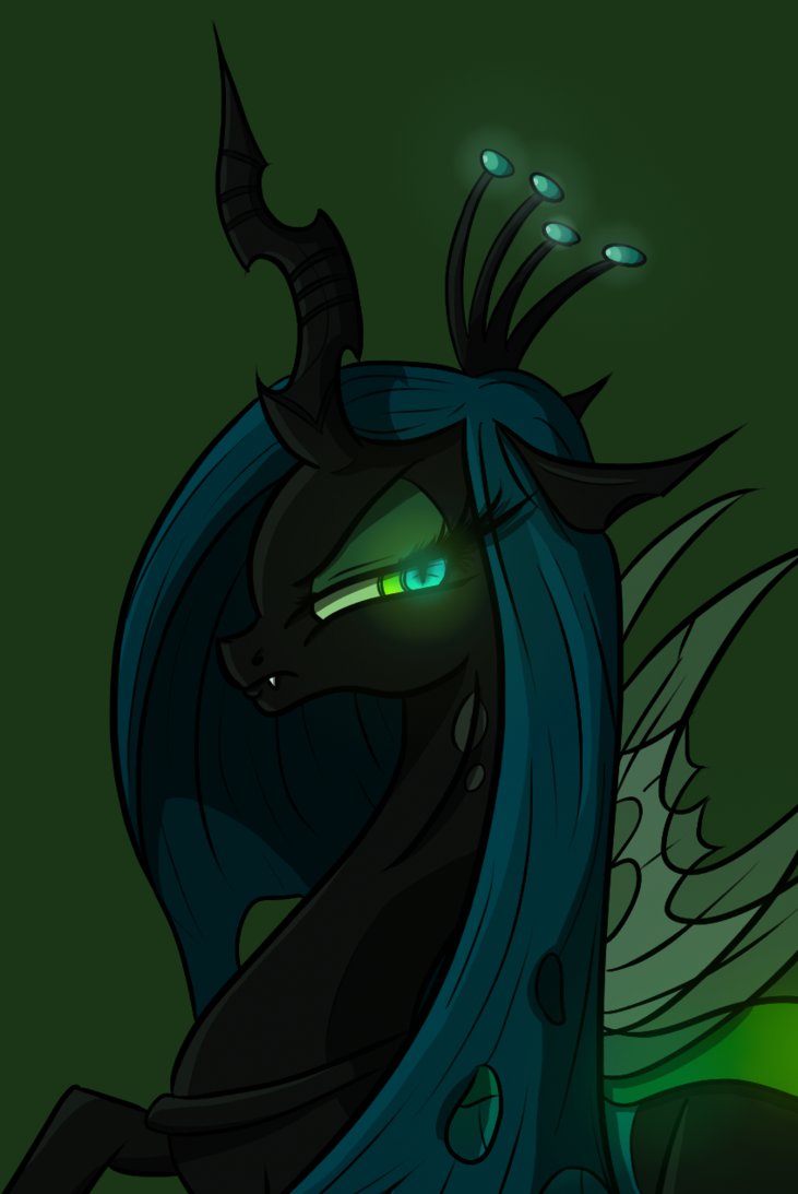 queen chrysalis portrait version by wint