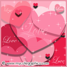 love-pink-heart-glitter