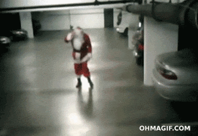 drunk santa fail