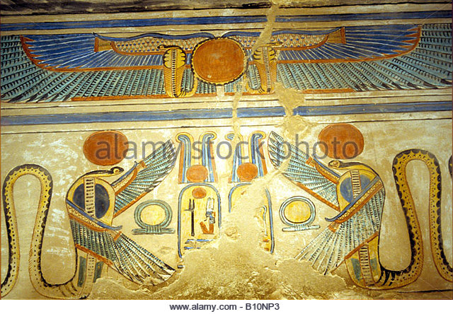 the-uraeus-and-winged-serpents-guarding-