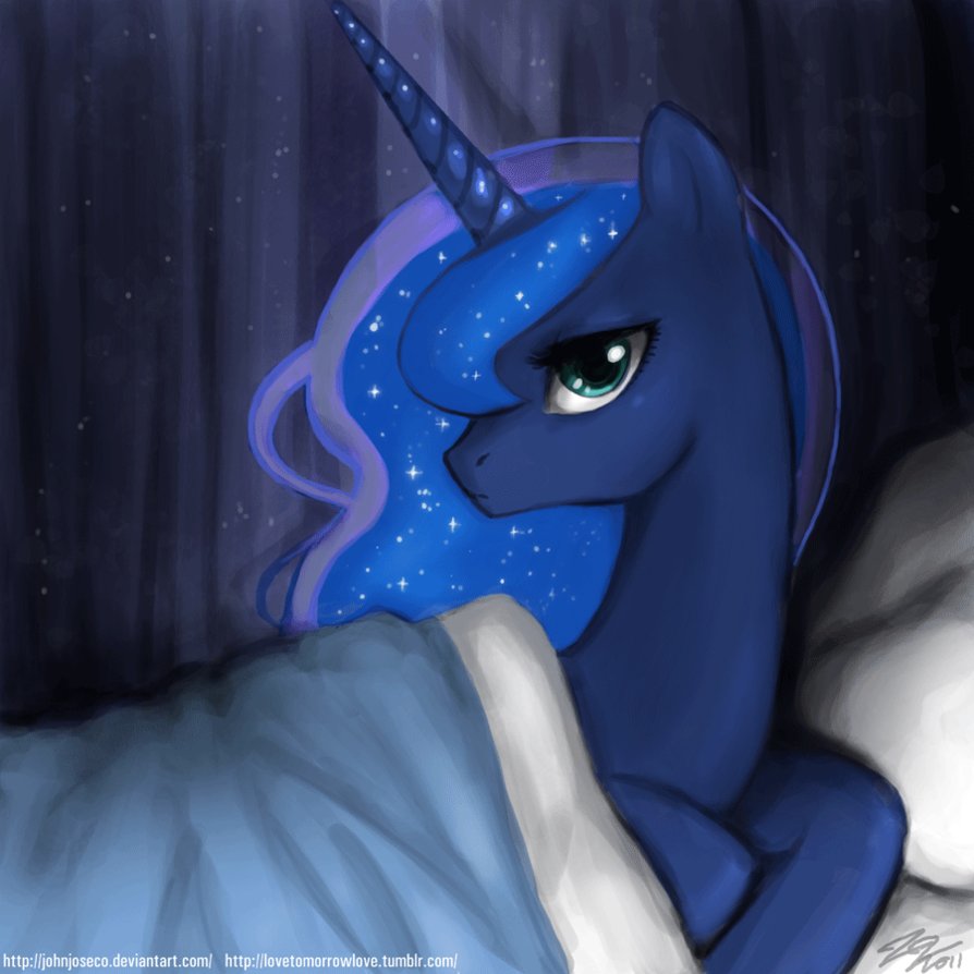 good evening princess luna by johnjoseco