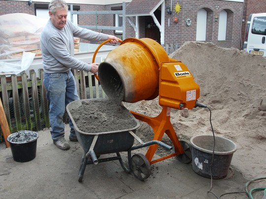 concrete mixer 140 l big 1