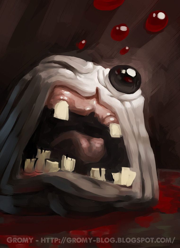 monstro   the binding of isaac by gromy-