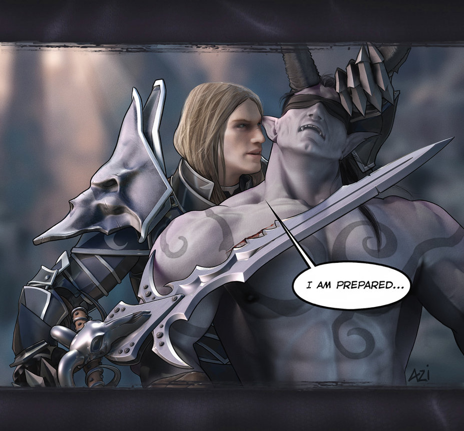 arthas for blizzard contest by scourge m