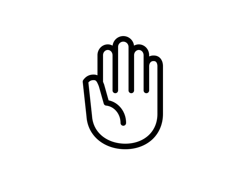 hand icon animation