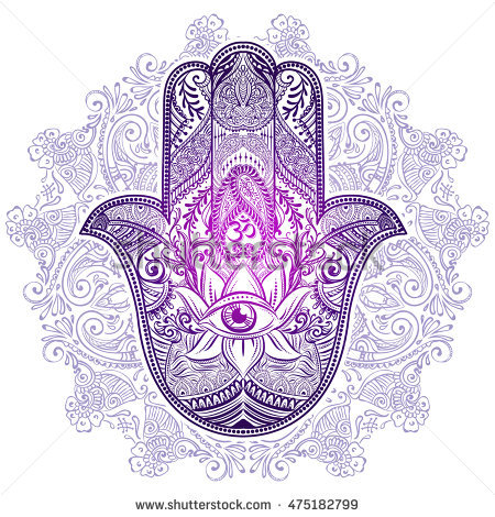 stock-vector-hand-drawn-ornate-amulet-ha