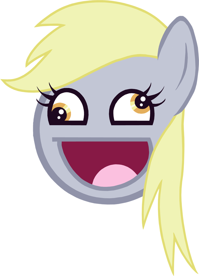 Derpy Hooves Awesome Face by wakabalasha