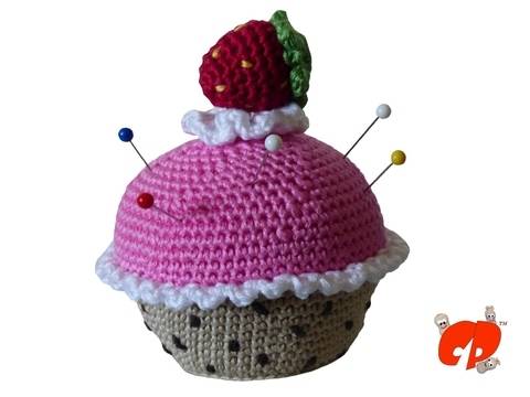 large CrochetPerfect 26 Erdbeer Muffin N