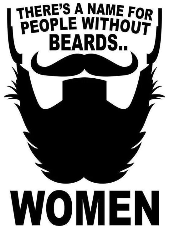 no beard woman