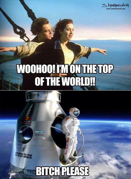 titanic-felix-baumgartner-on-top-of-the-