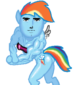 Notsosureaboutthat.RainbowDashundoubtedl