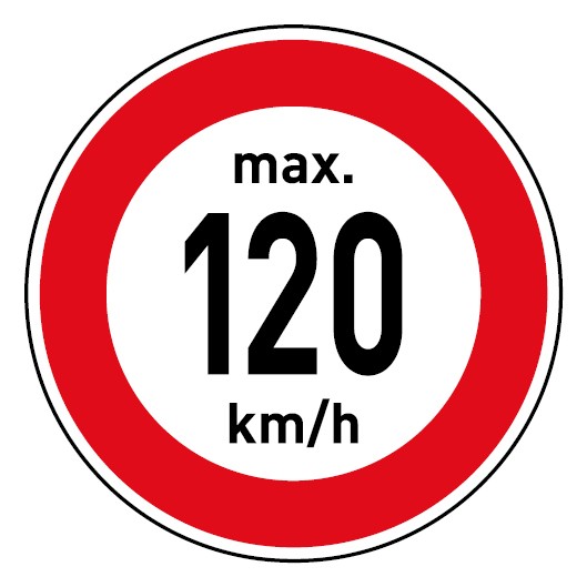 16229 aufkleber geschwindigkeitszeichen