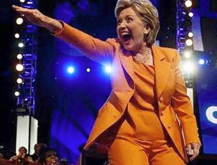 HillaryClinton-OrangePantsuit-HitlerSalu