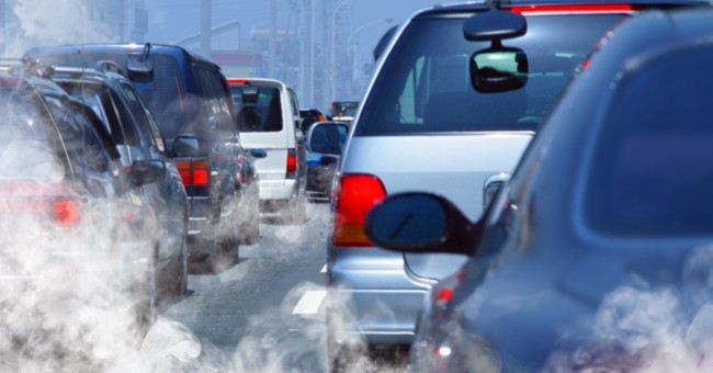 car traffc rush hour environmental pollu