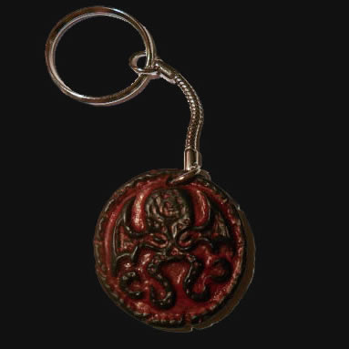 cthulhu amulett schluesselring