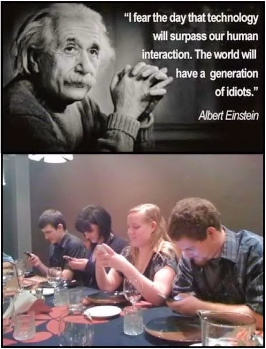 einstein over idioten