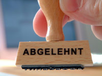 stempel abgelehnt