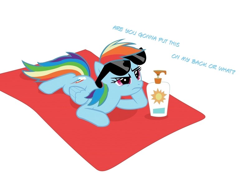 RainbowDashSunbathe.Schoolworksbeenakill