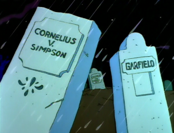 Treehouse of Horror Tombstone