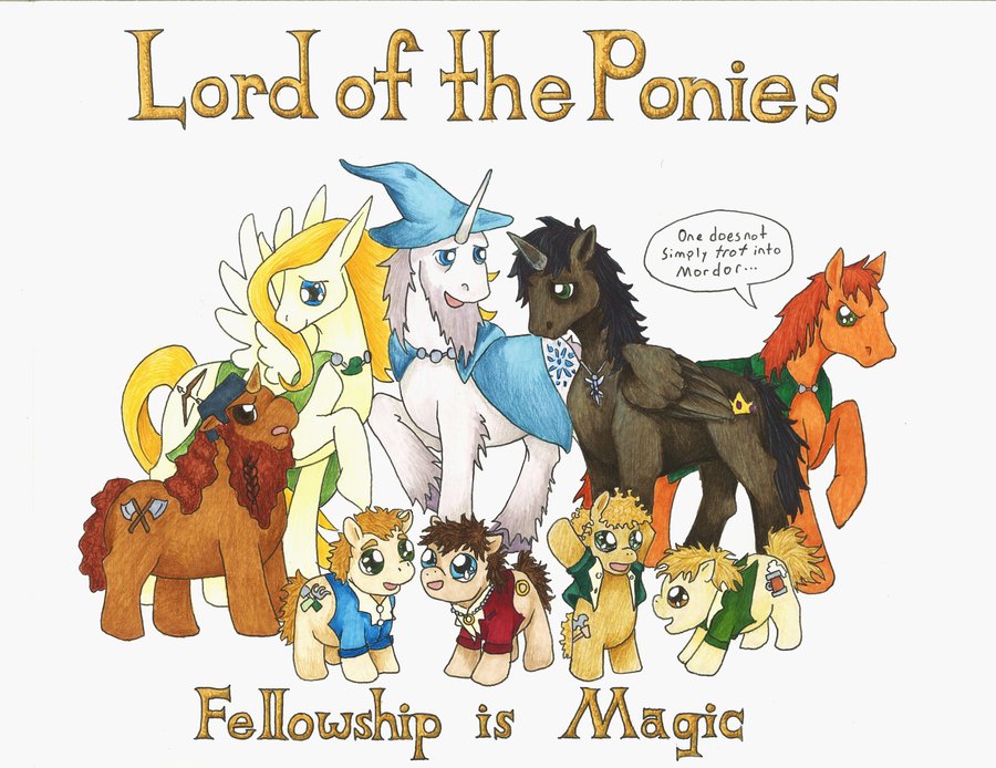 lord of the ponies  fellowship is magic 