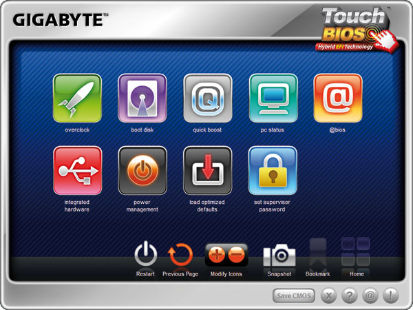 screenshot uefi touch bios von gigabyte 