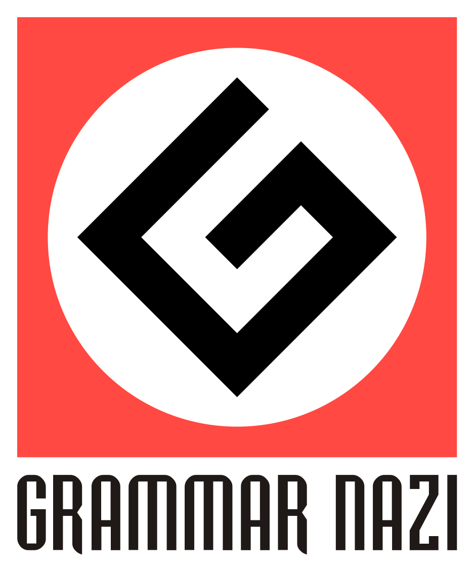 Grammar Nazi Icon Text