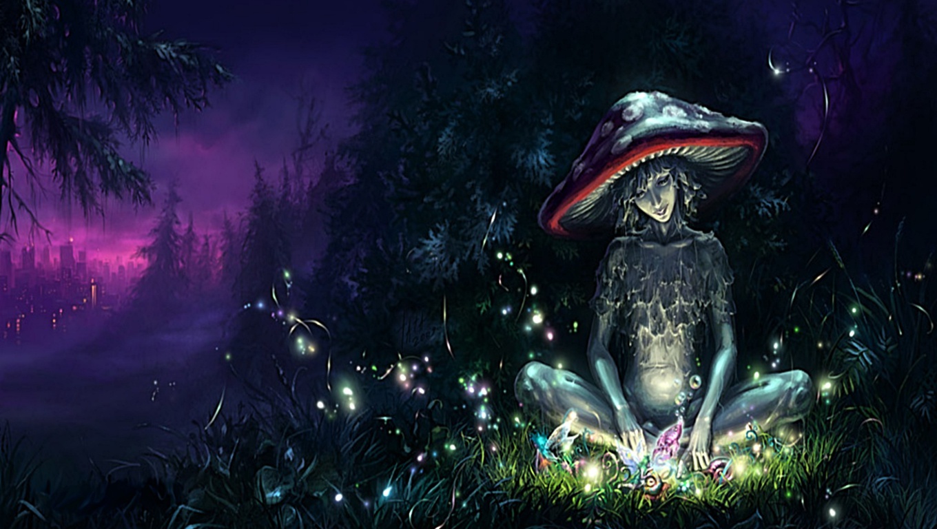 Bilder-Thread aa3348 The Mushroom Fantasy Wallpaper 1f