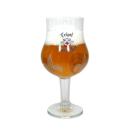 tripel karmeliet beer glass 25694.133535