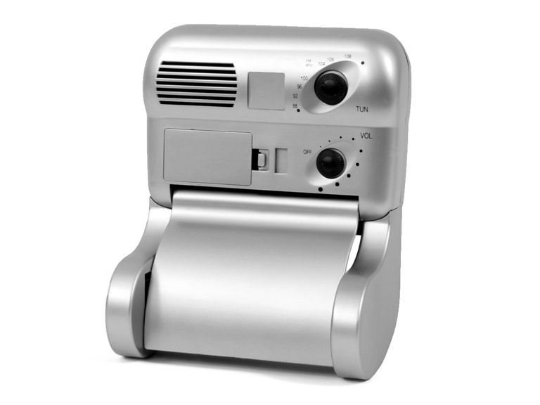 Toilet Paper Dispenser with Built-in FM 