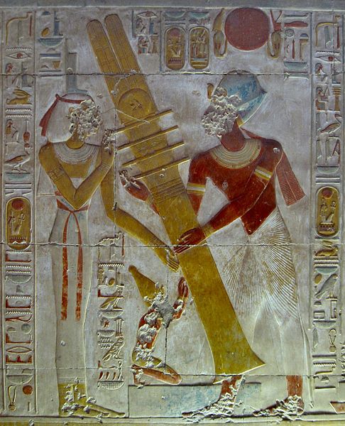 486px Abydos Tempelrelief Sethos I. 20.J