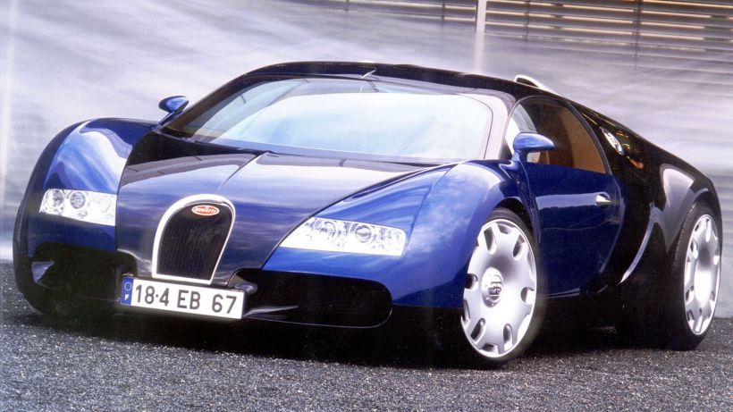 bugatti-veyron-blau-vorne-Bugatti