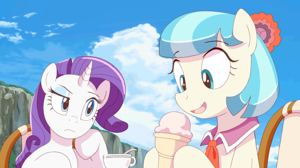 coco pommel licking ice cream by deannar