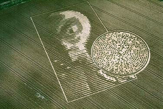 CropCircleAlienwithBinaryDisc