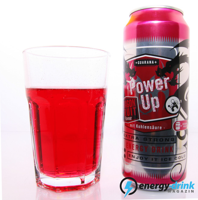 Power Up Dragon Fruit Drink im Glas