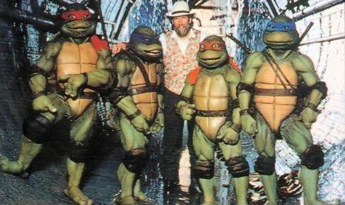 Jim Henson and Ninja Turtles 1990