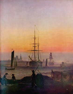 caspar-david-friedrich-schiffe-im-hafen-