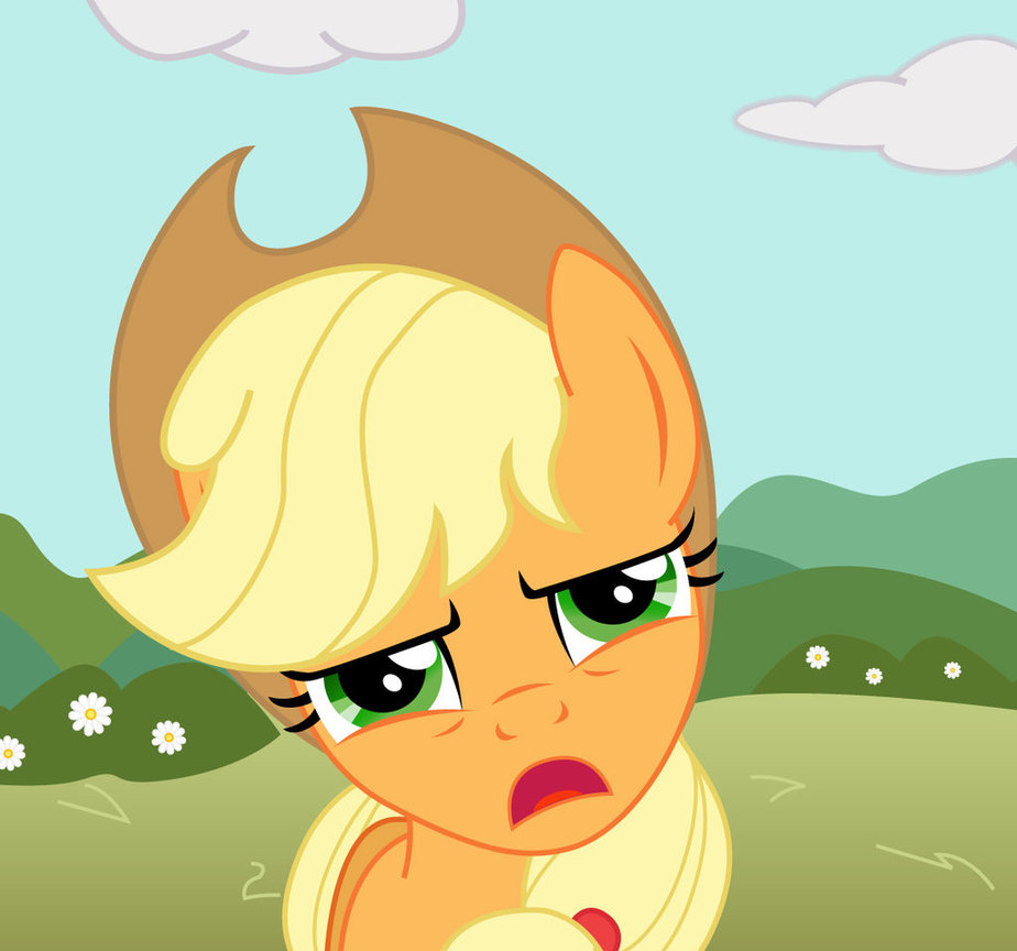 annoyed applejack   normal by gutovi kun