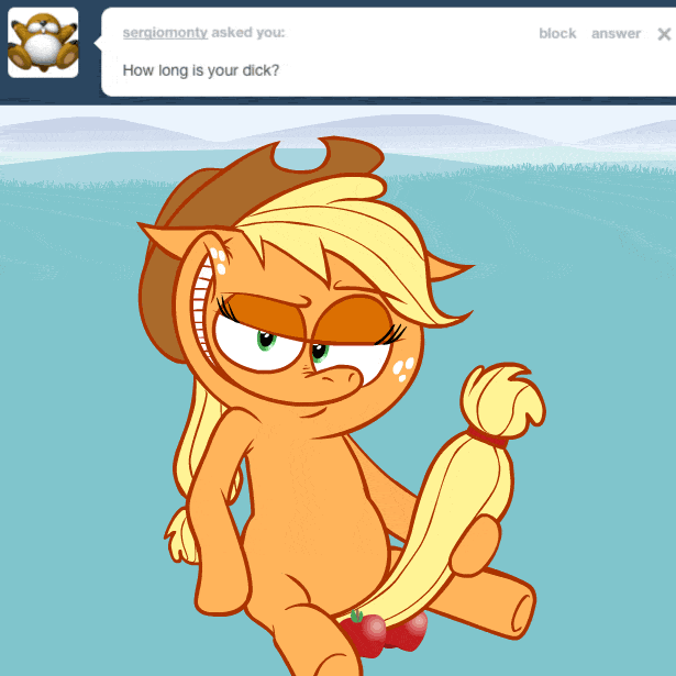 585510 applejack questionable animated a