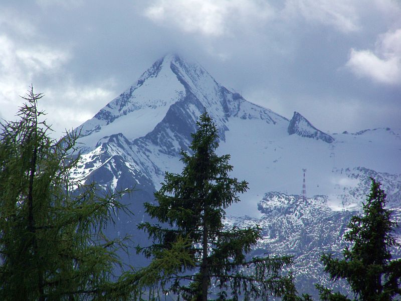 Kitzsteinhorn von der Areit-Alm aus gese