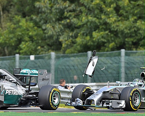 f1 belgien rosberg hamilton crash Diasho