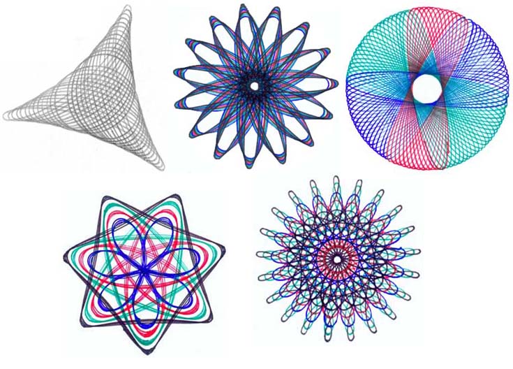 Various Spirograph Designs