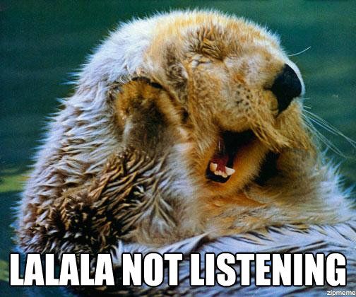 not-listening-otter-meme