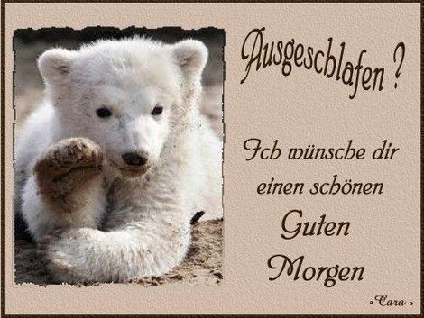 ausgeschlafen ich wuensche dir einen sch