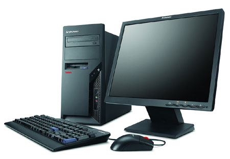 pc gebraucht ibm thinkcentre lcd komplet