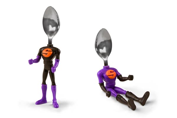 superhero action figure styled spoon 1