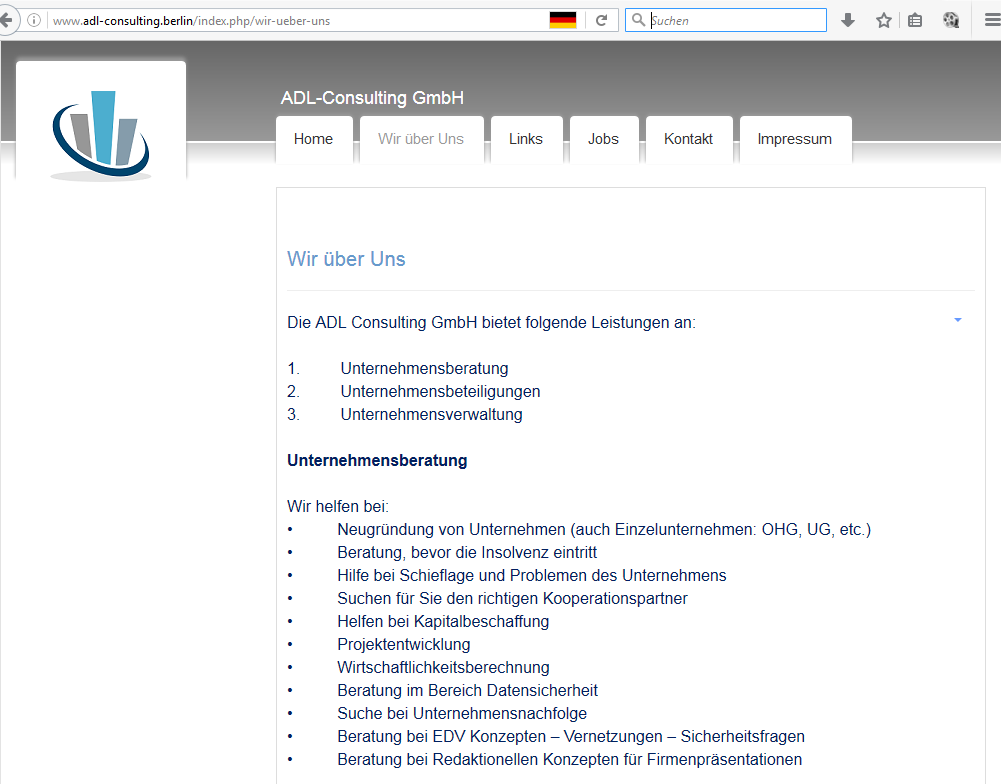 df4543 screenshot adl consulting