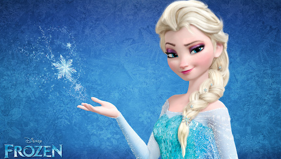 snow queen elsa in frozen wide