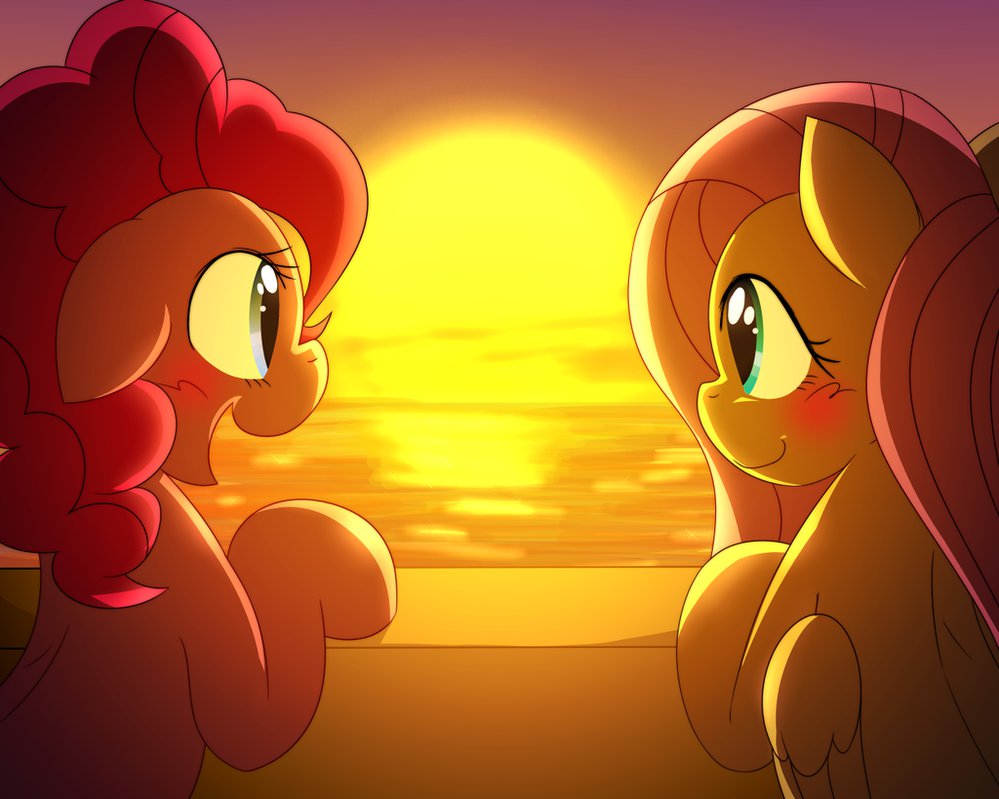 romantic sunset by behind space-d8qes52